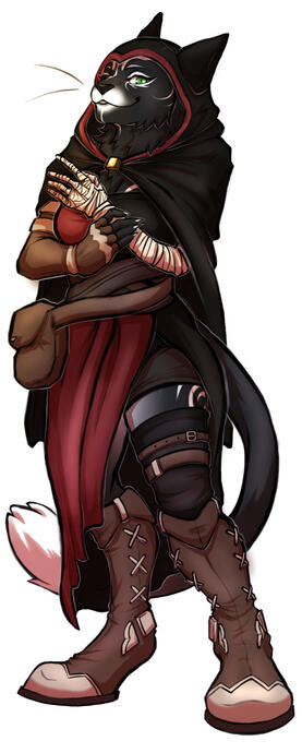 valyah with her bandages on