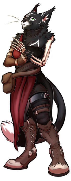 Valyah with her bandages off